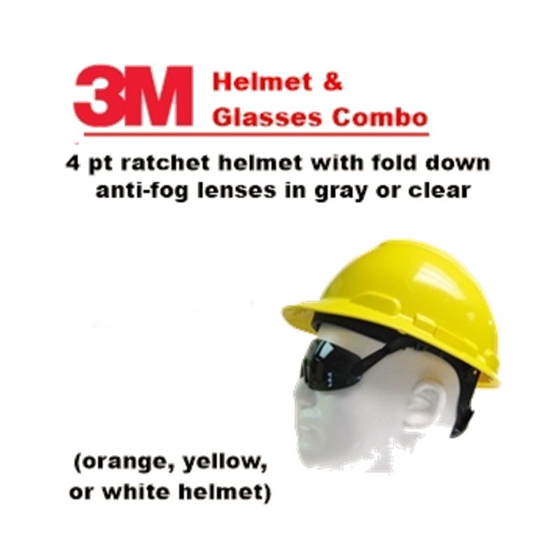 3M Helmet and Integrated Lenses